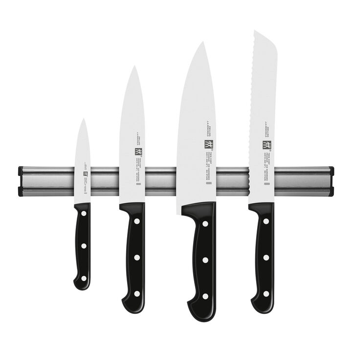 TWIN Chef 2, Knivset inkl. Knivmagnet, 5-st/ 10/16/20/45 cm, Silver, Specialformelstål, large 1